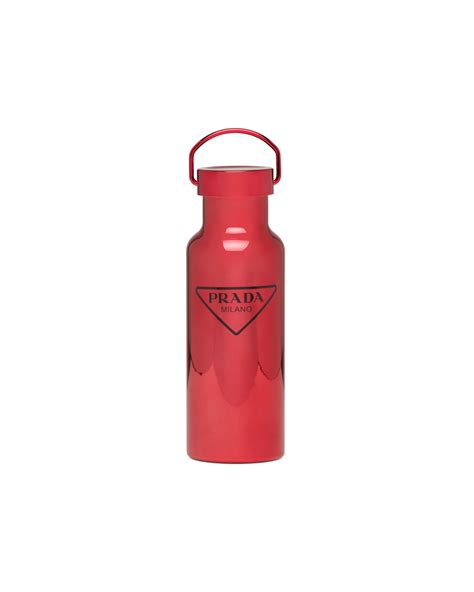 prada water bottle red